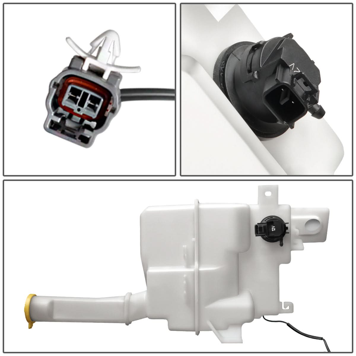 2006-2007 Mazda 6 Turbo Windshield Washer Pump with Fluid Level Sensor