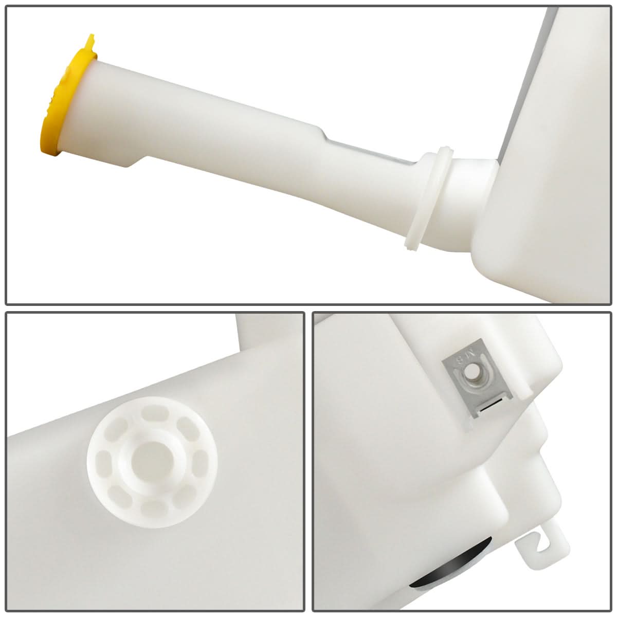 2006-2007 Mazda 6 Windshield Washer Pump - Turbo Models White