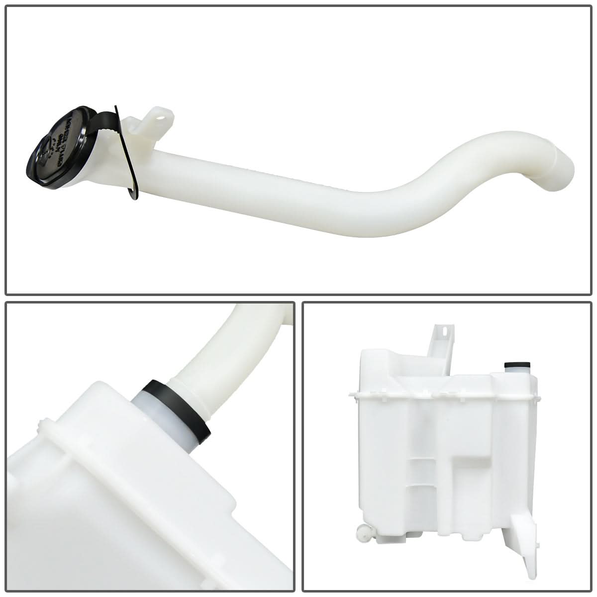 07-12 Nissan Versa Windshield Washer Pump - Hatchback Models White