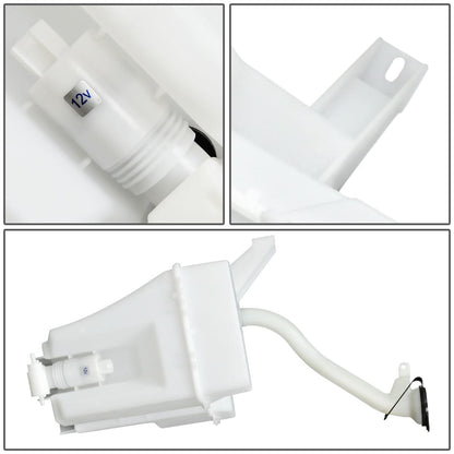 07-12 Nissan Versa Windshield Washer Pump - Hatchback Models White