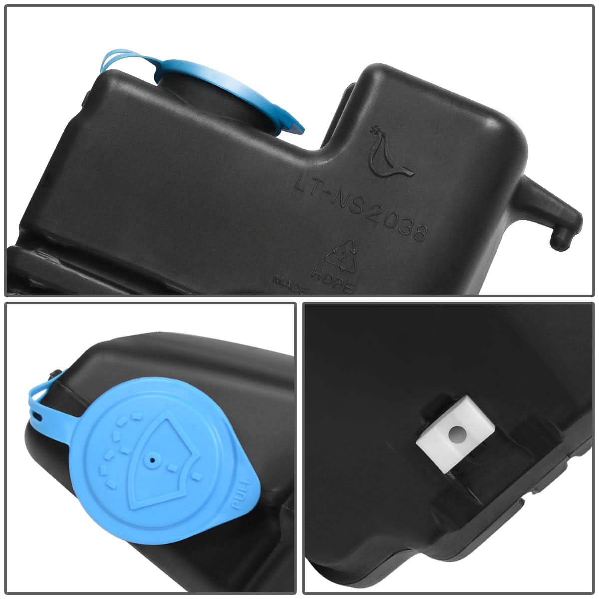 2004-2015 Nissan Titan Windshield Washer Pump with Fluid Level Sensor