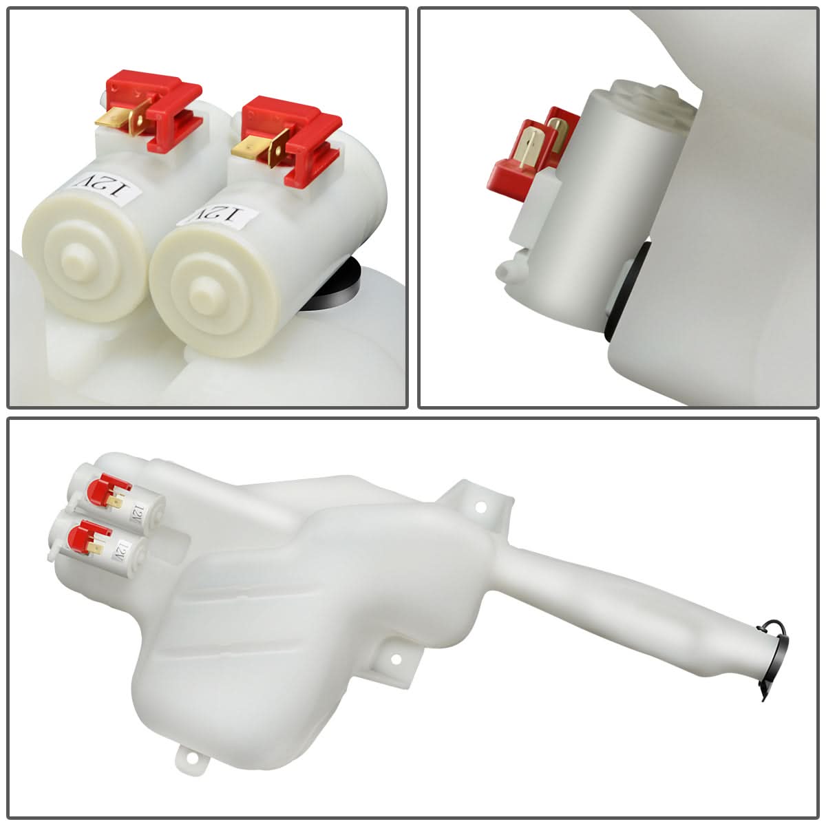 2007-2013 Suzuki SX4 Windshield Washer Pump - White Hatchback