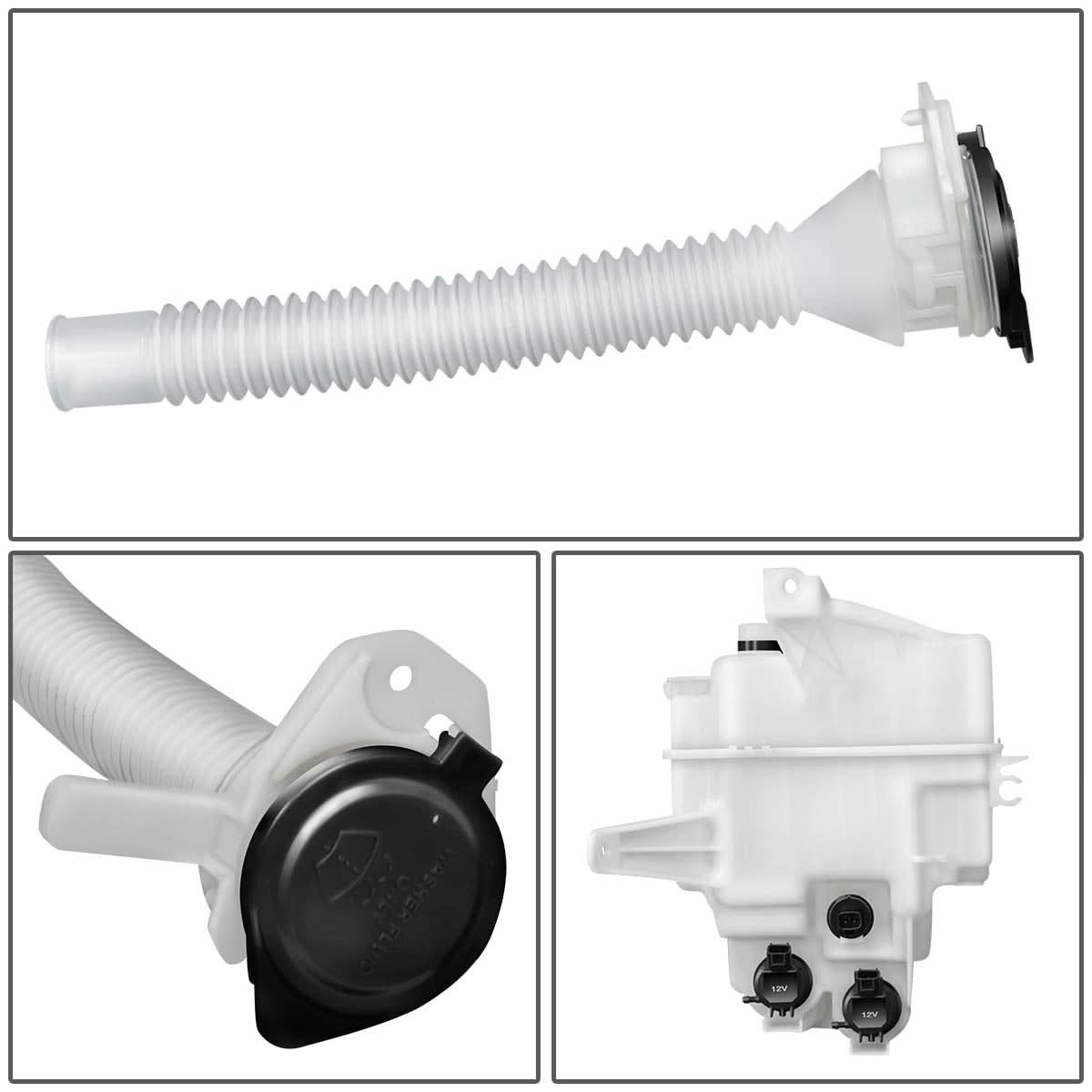 2006-2008 Toyota RAV4 Windshield Washer Pump with Dual Pumps