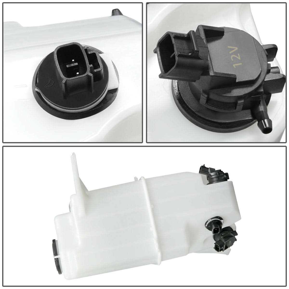 08-18 Toyota Sequoia Windshield Washer Pump - White