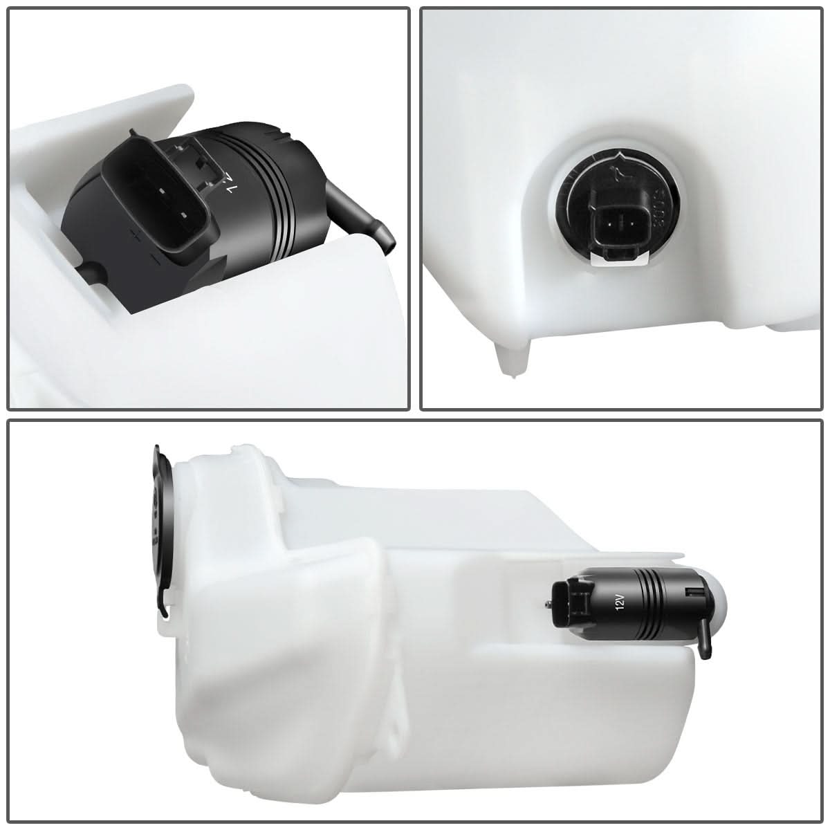 98-02 Toyota Corolla Windshield Washer Pump - Canada Built White