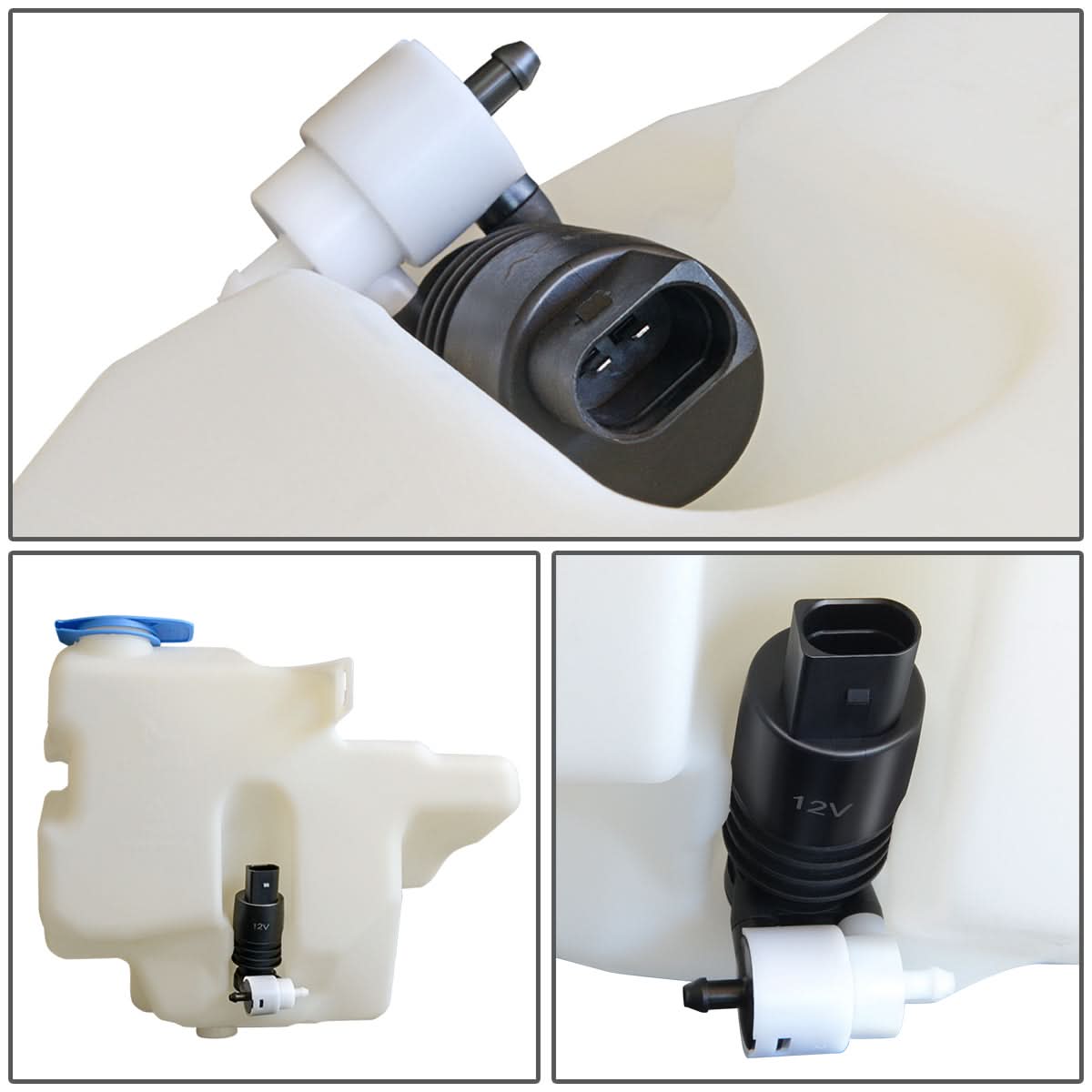 99-10 Volkswagen Golf/Jetta Windshield Washer Pump - White