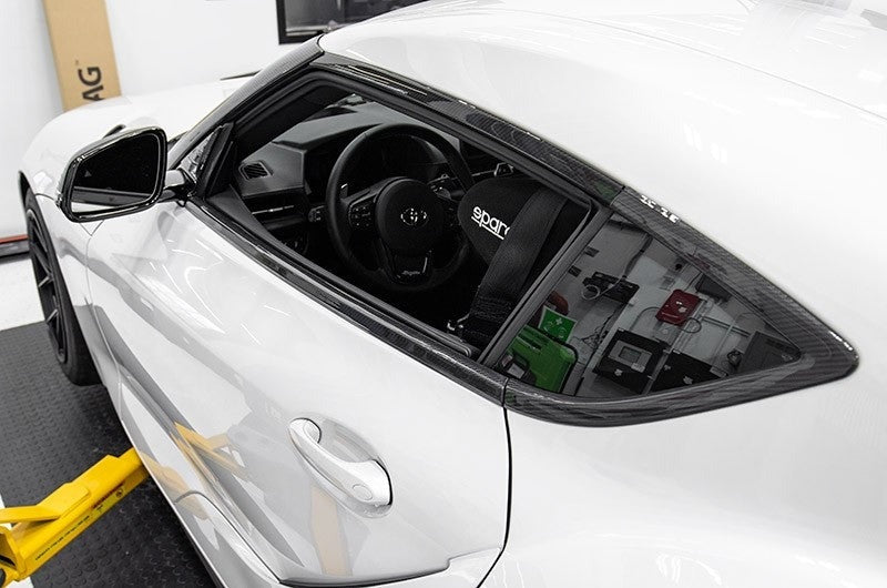 OLM LE Carbon Fiber Door Molding Covers (6pc) - 2020 GR Supra