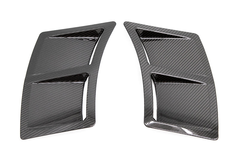 OLM S207 Style Carbon Fiber Bumper Vent Inserts - 2015+ WRX / STI – NTXGlow