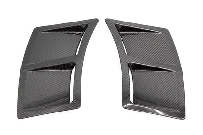 OLM S207 Style Carbon Fiber Bumper Vent Inserts - 2015+ WRX / STI
