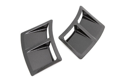 OLM S207 Style Carbon Fiber Bumper Vent Inserts - 2015+ WRX / STI