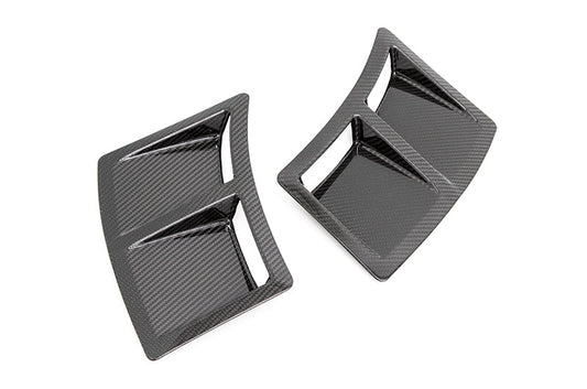 OLM S207 Style Carbon Fiber Bumper Vent Inserts - 2015+ WRX / STI
