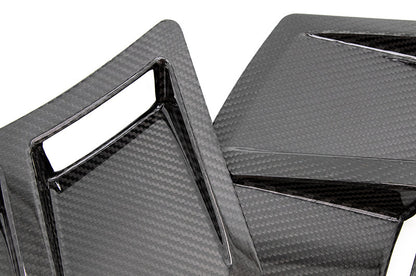 OLM S207 Style Carbon Fiber Bumper Vent Inserts - 2015+ WRX / STI