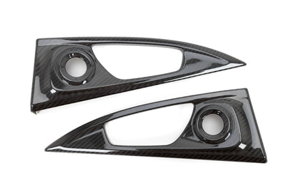 OLM LE Carbon Fiber Interior Door Handle Trim Covers (Full Set) - 2016 - 21 Honda Civic / 2017-21 Honda Civic Type R