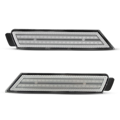 2010-2015 Chevrolet Camaro Clear White LED Side Markers Set