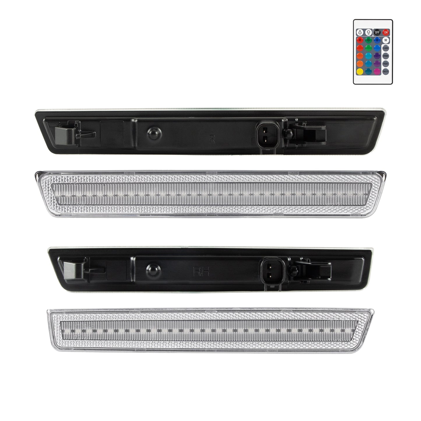 2015-2024 Dodge Challenger RGB Clear LED Side Markers