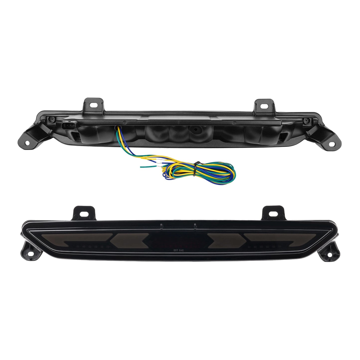 2024-2026 Mustang S650 Rear Diffuser Reverse Light LED Smoke Lens