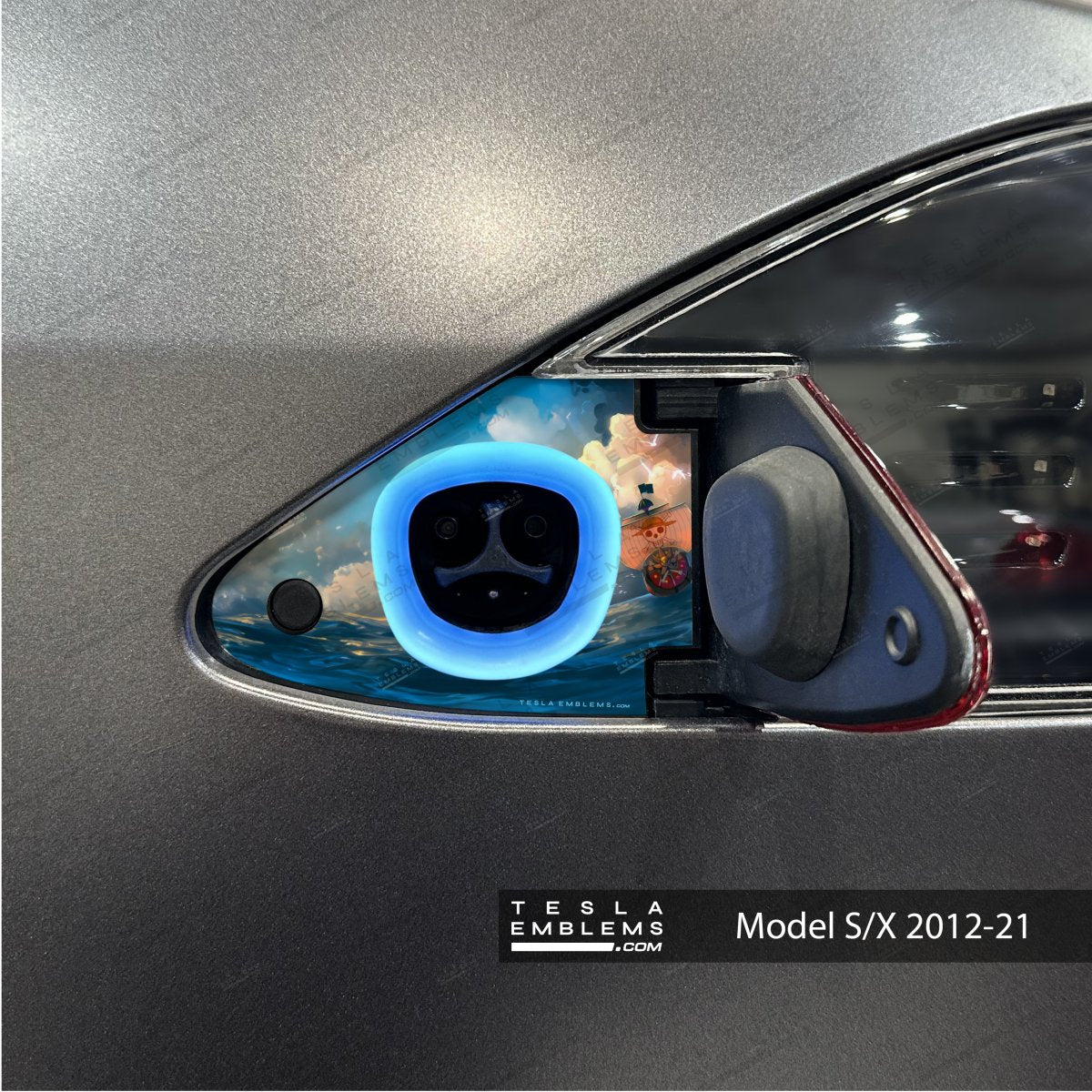 One Piece Tesla Charge Port Wrap | Model S
