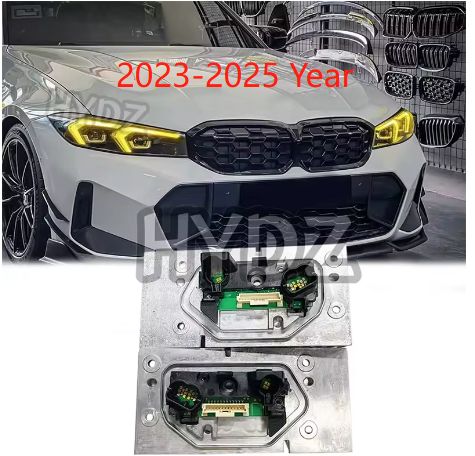 iCBL Yellow CSL Headlight DRL Module - BMW G20 3 Series Laserlight LCI and LED Daylight Headlight 2020-2025