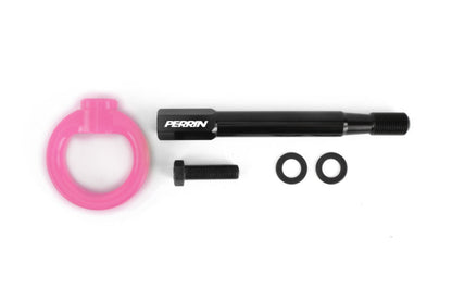 PERRIN [13-25 BRZ, 13-20 FRS/Toyota 86, 22-25 GR86] Rear Tow Hook Kit - Hyper Pink | PSP-BDY-255HP