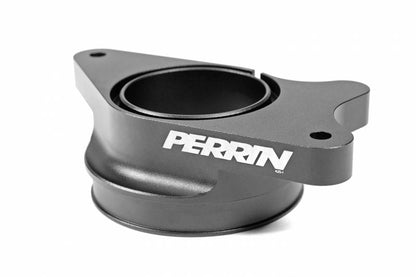Perrin [22-24 WRX] Red/Black 3in Turbo Inlet Hose w/ Nozzle - Longer Version | PSP-INT-425