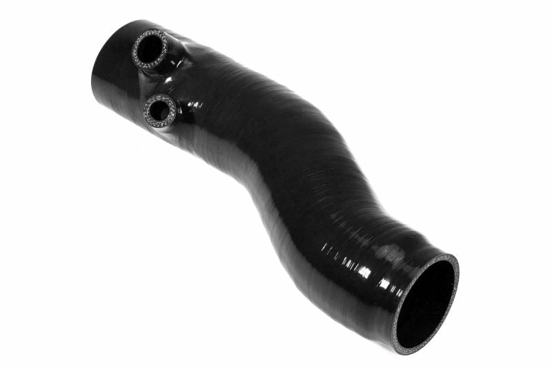 Perrin [22-24 WRX] Red/Black 3in Turbo Inlet Hose w/ Nozzle - Longer Version | PSP-INT-425
