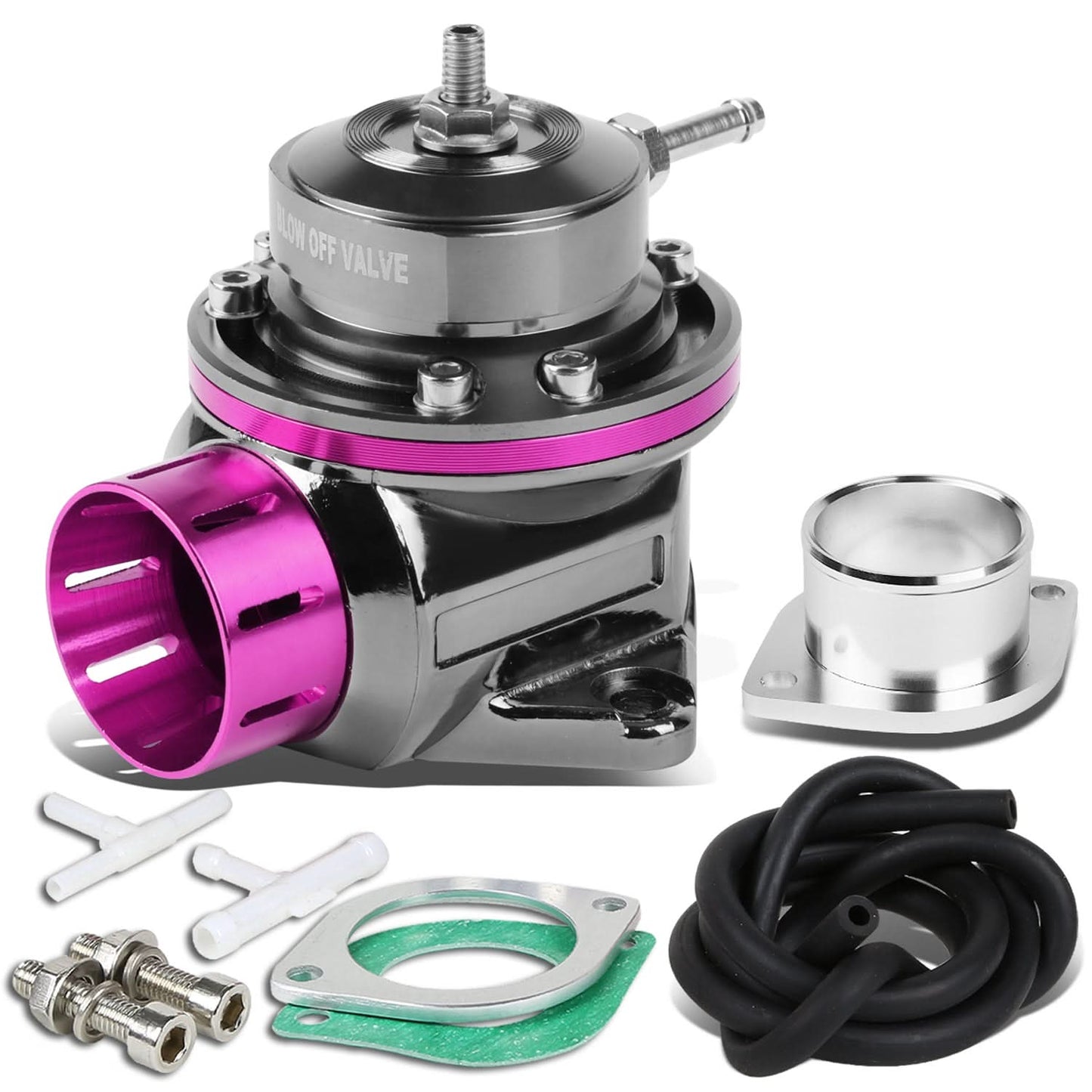 Universal Type-RS Style Blow Off Valve with Horn - Black/Purple