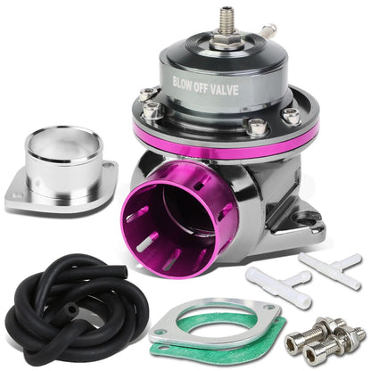 Universal Type-RS Style Blow Off Valve with Horn - Black/Purple