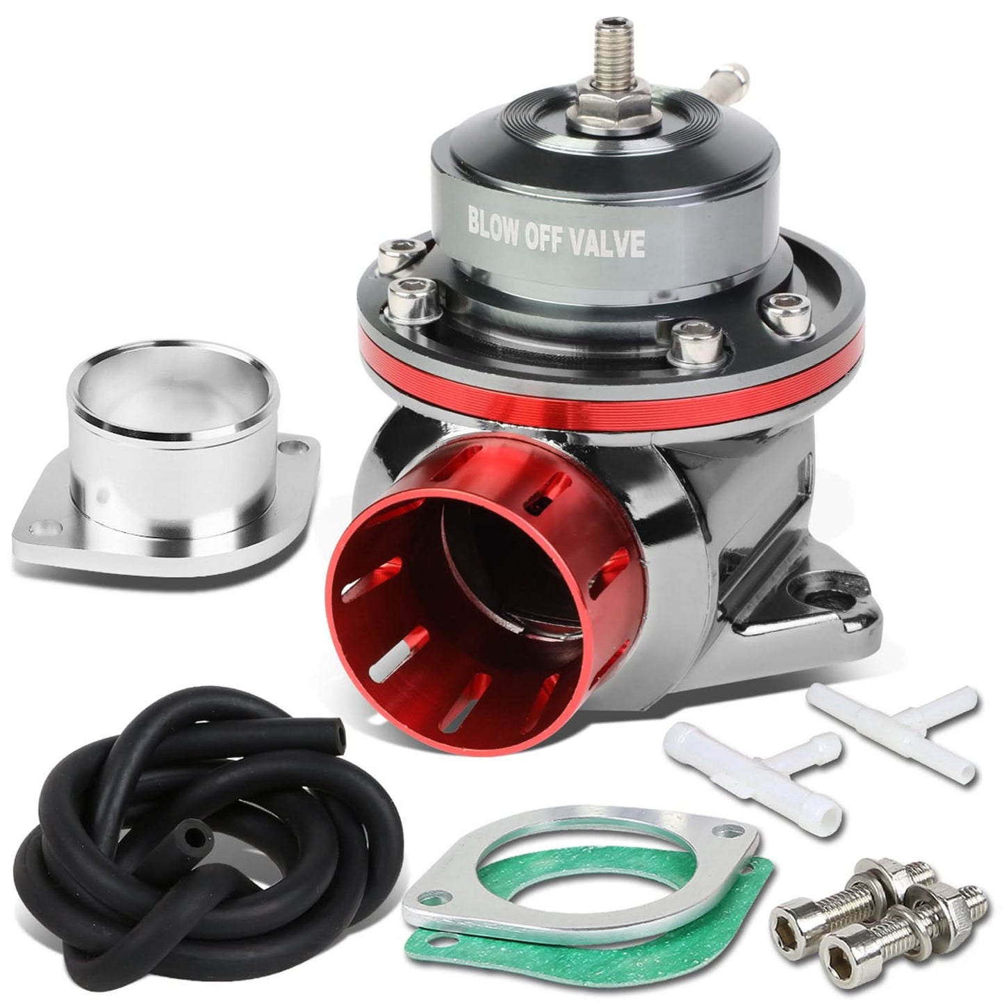 Type-RS Style Blow Off Valve with Horn - Black/Red
