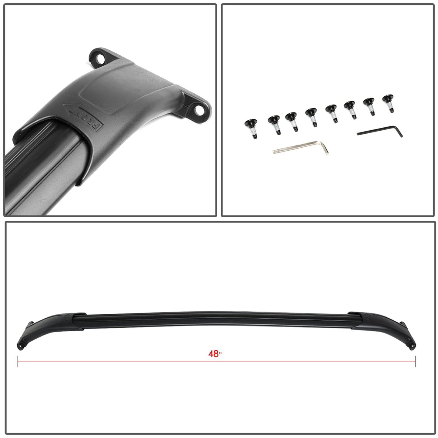 2015-2018 Chevrolet Suburban Tahoe Roof Rack Cross Bars - Aluminum