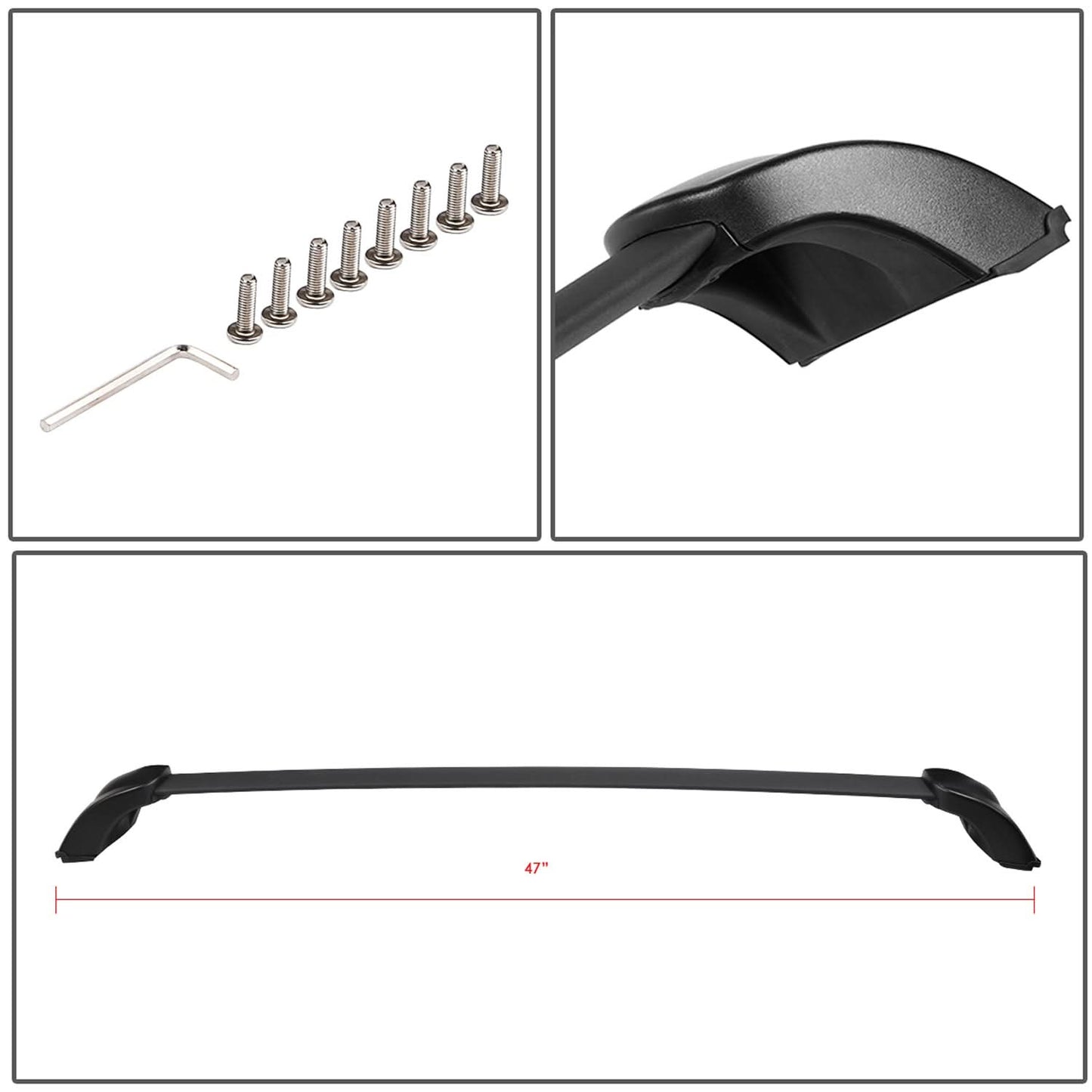 07-12 Mazda CX-7 Roof Rack Cross Bars - Aluminum