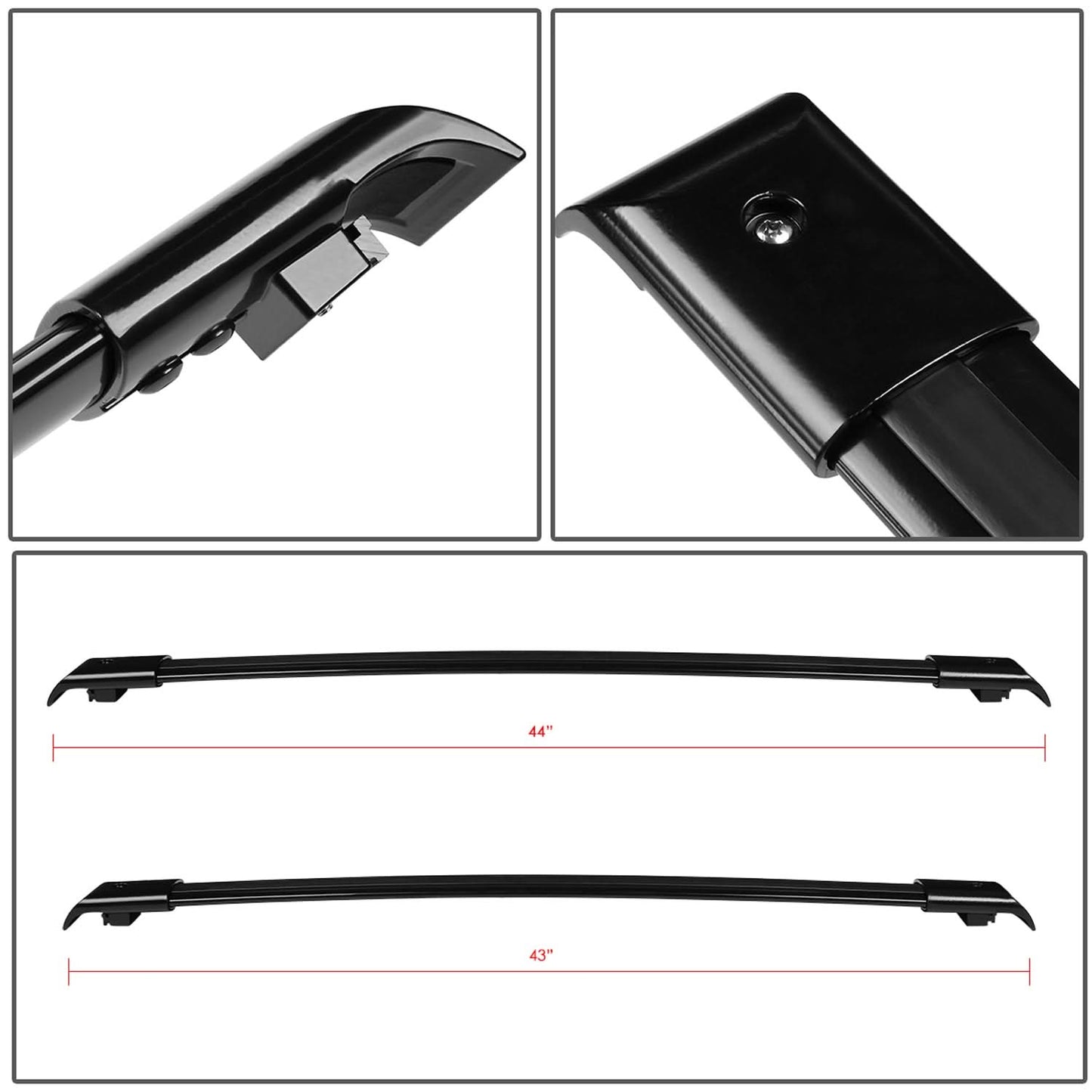 05-10 Honda Odyssey Roof Rack Cross Bars - Aluminum