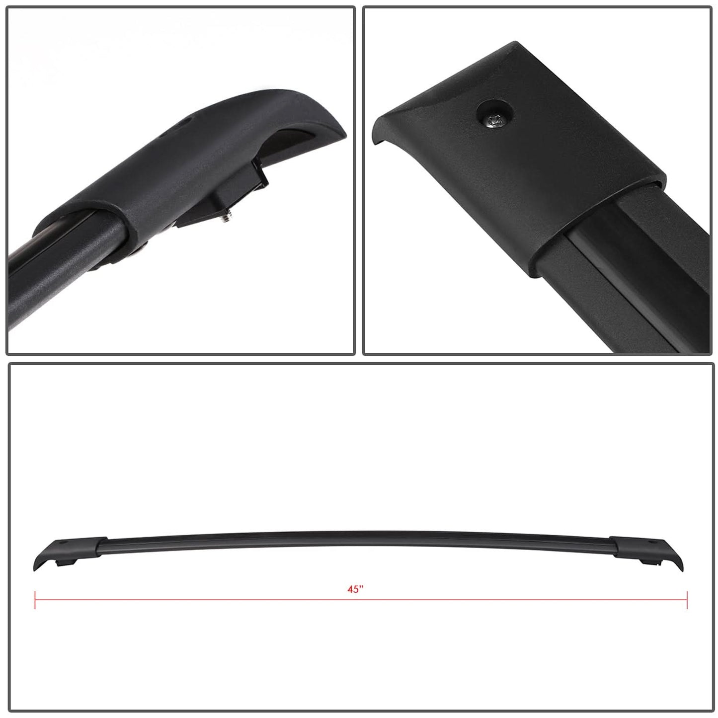 03-08 Honda Pilot Roof Rack Cross Bars Aluminum