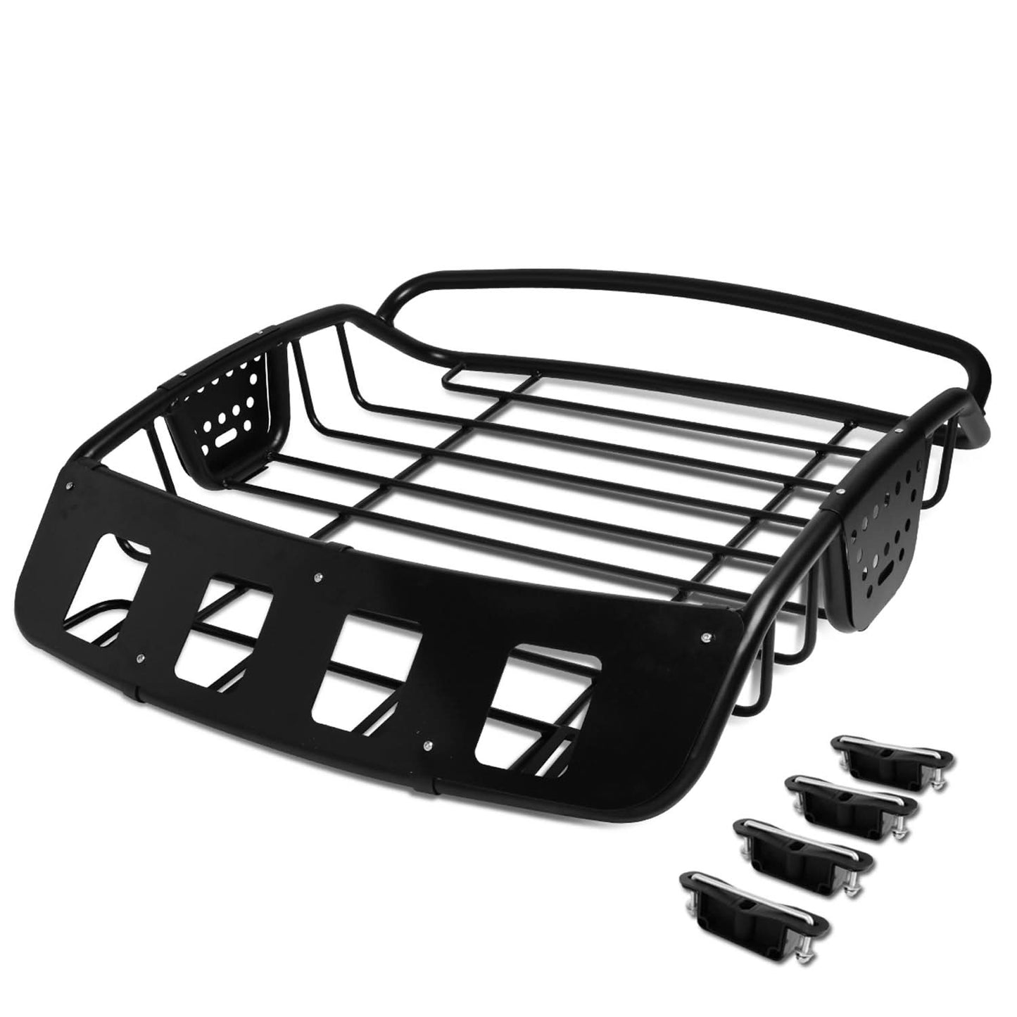 Universal Cargo Basket 39x38.5x8 Black Powdercoated