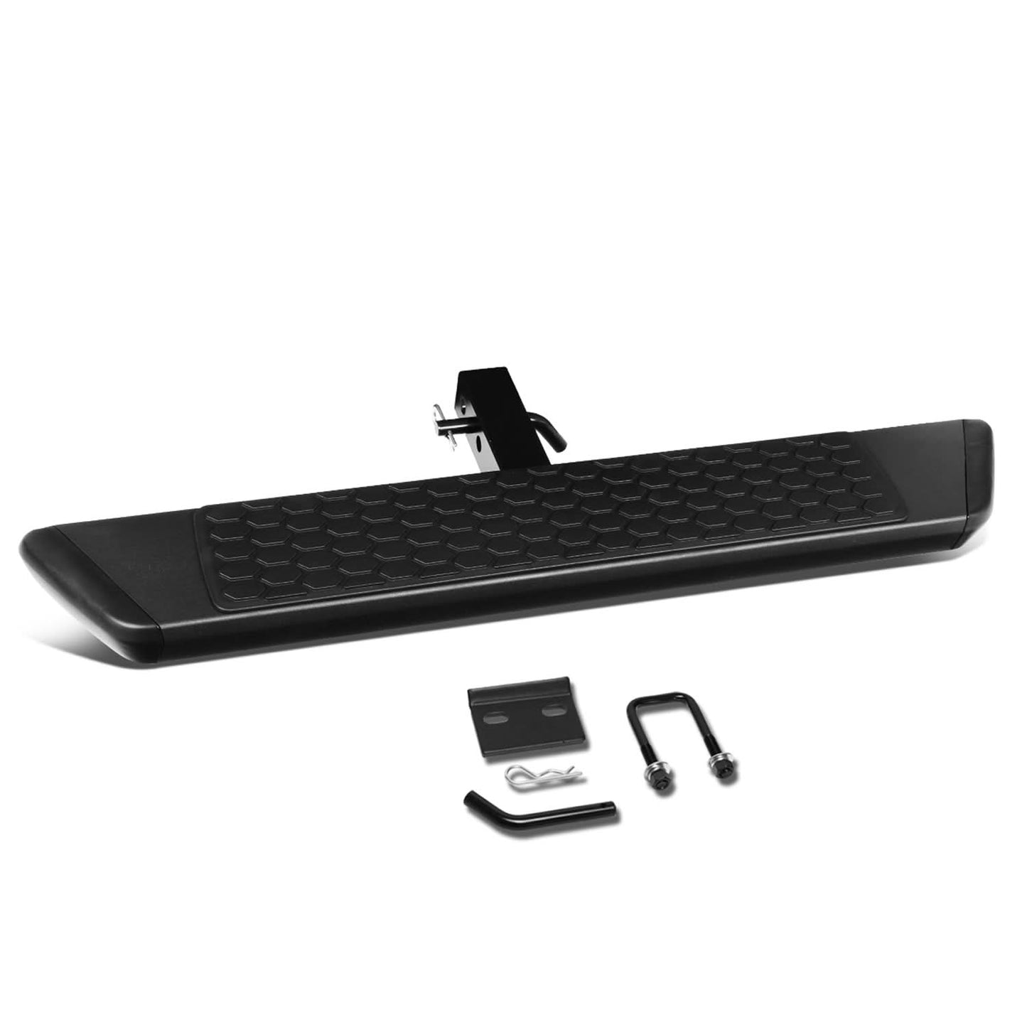 6 Inch Black Aluminum Hitch Step
