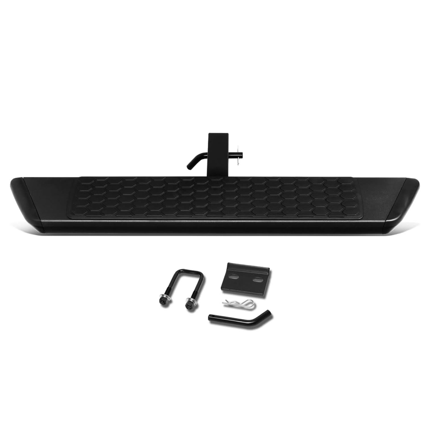 6 Inch Black Aluminum Hitch Step