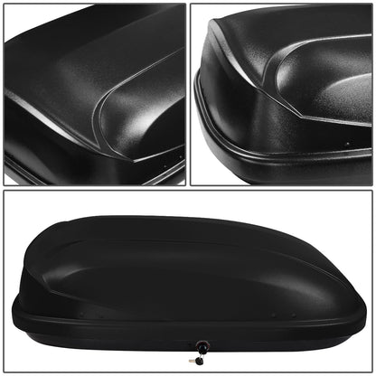 Universal Roof Rack Cross Bars + Cargo Box Set - 120CM Black