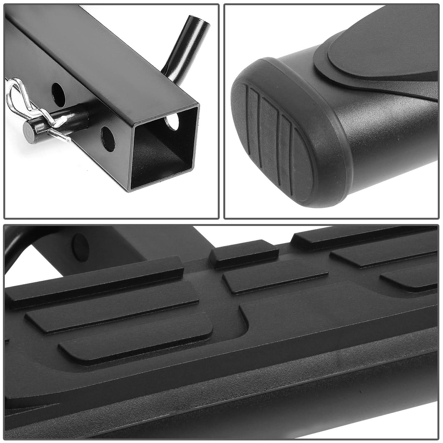 Universal Trailer Tow Hitch Step Bar 26" W x 4" OD for 2" Hitches