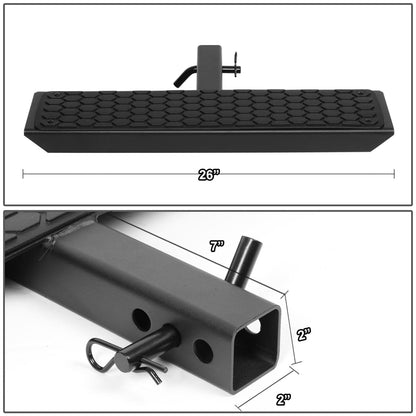 Universal Trailer Hitch Step Bar 26" x 5" - Fits 2" Receivers