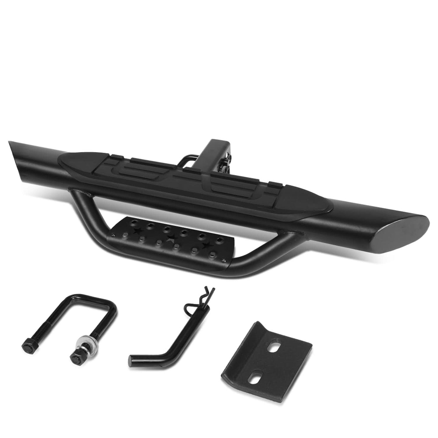 Universal Trailer Hitch Step Bar 36.5" x 3.75" Oval Tube 2" Receiver