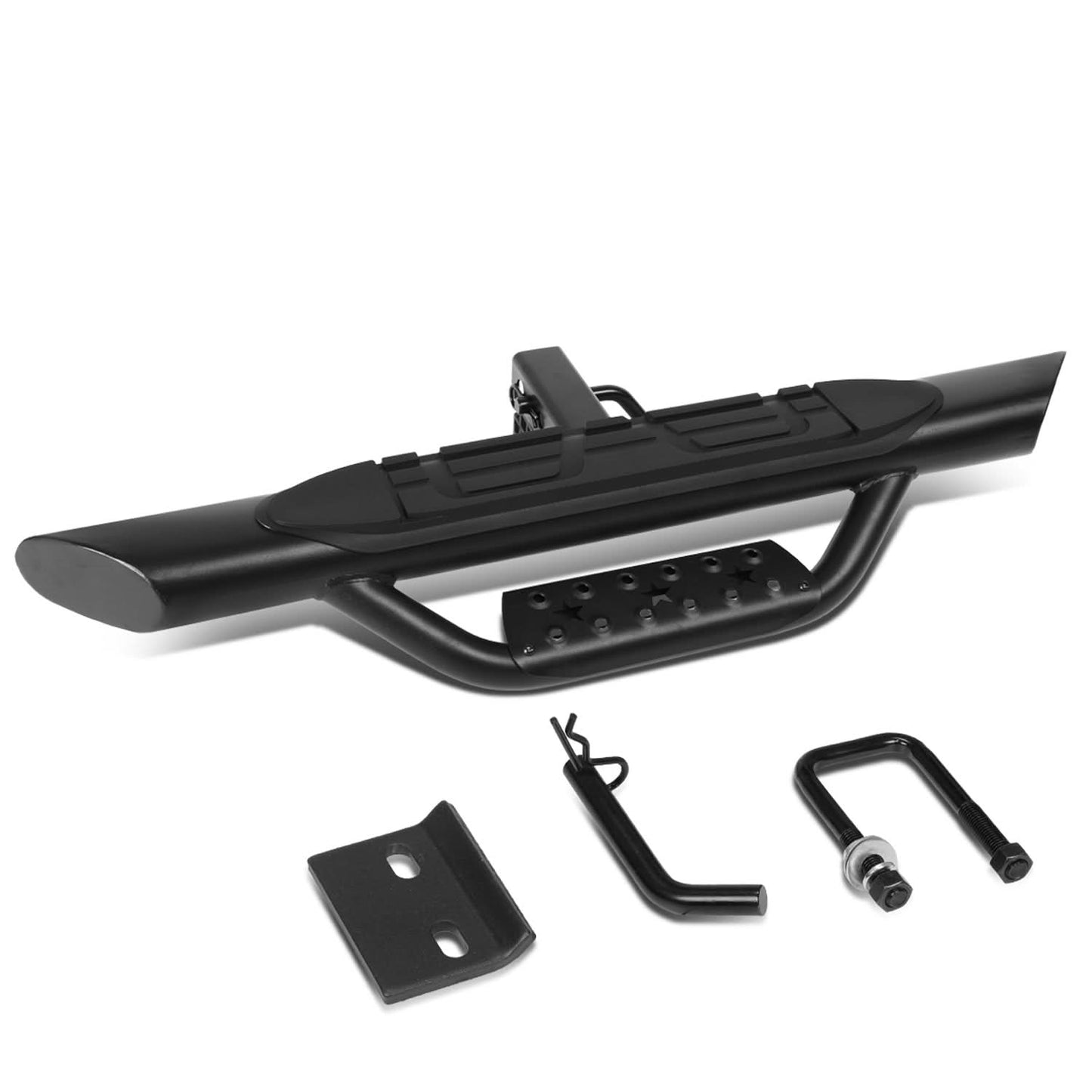 Universal Trailer Hitch Step Bar 36.5" x 3.75" Oval Tube 2" Receiver