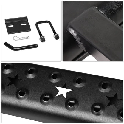 Universal Trailer Hitch Step Bar 36.5" x 3.75" Oval Tube 2" Receiver