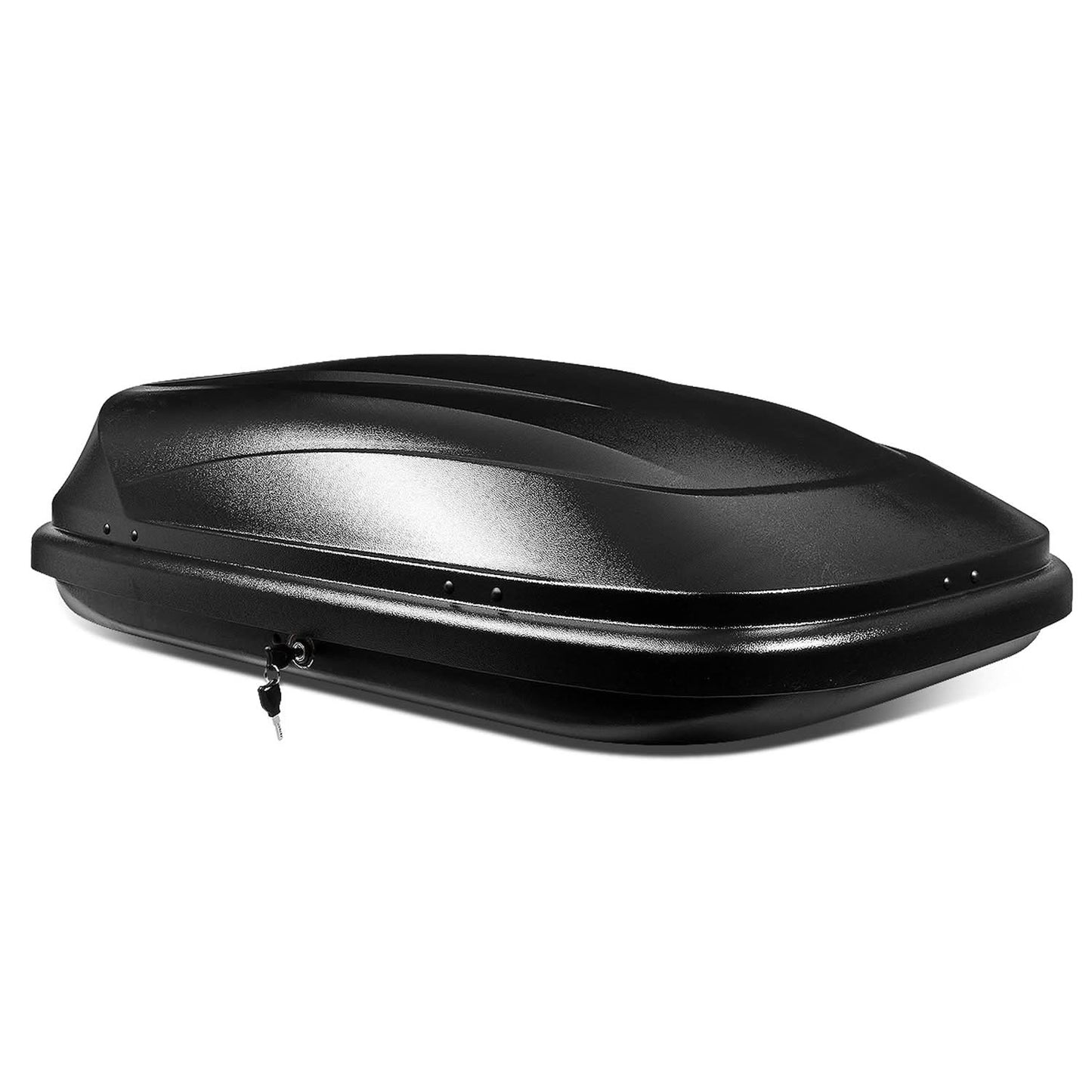 Universal Roof Rack Cargo Box - 133CM 330L 110 LBS - Texture Black