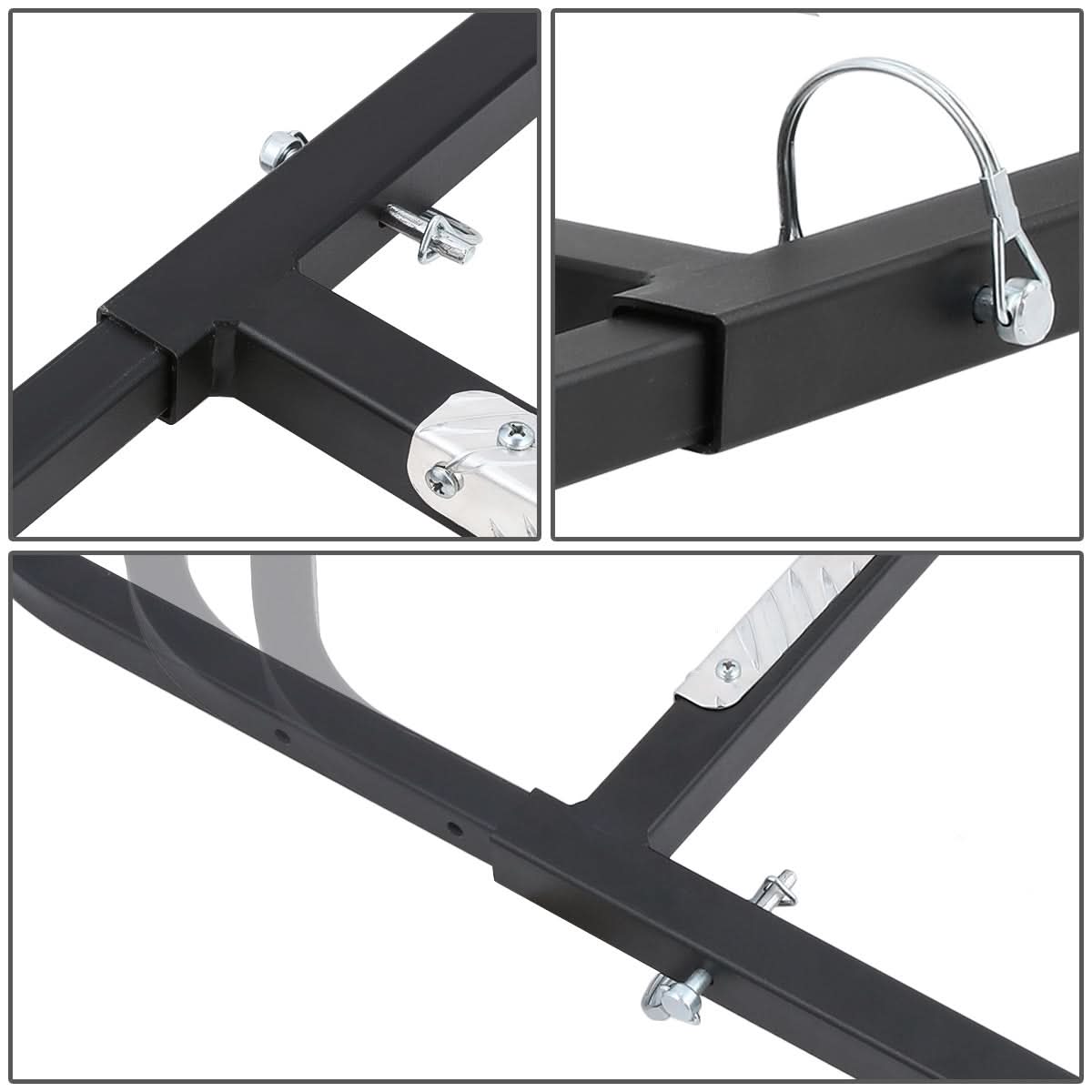 Universal Foldable Tailgate Ladder - Heavy Duty Steel