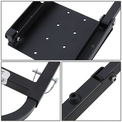 Universal Foldable Tailgate Ladder - Heavy Duty Steel