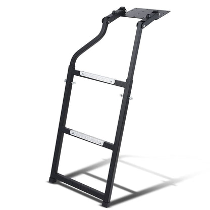 Universal Foldable Tailgate Ladder - Heavy Duty Steel