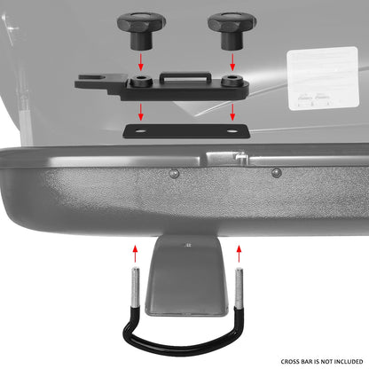 Universal Roof Rack Cargo Box - 139cm 360L 110lbs Capacity