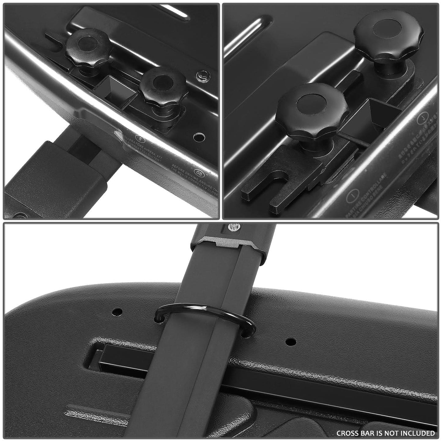 Universal Roof Rack Cargo Box - 139cm 360L 110lbs Capacity