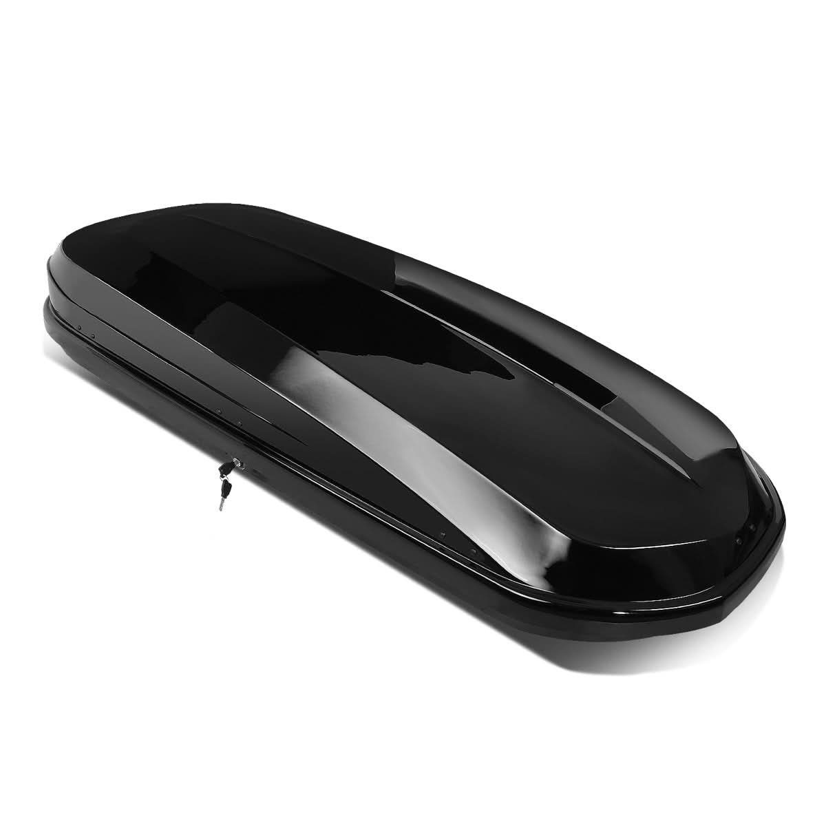 Universal 480L 79 Inch Roof Box - Glossy Smooth Black