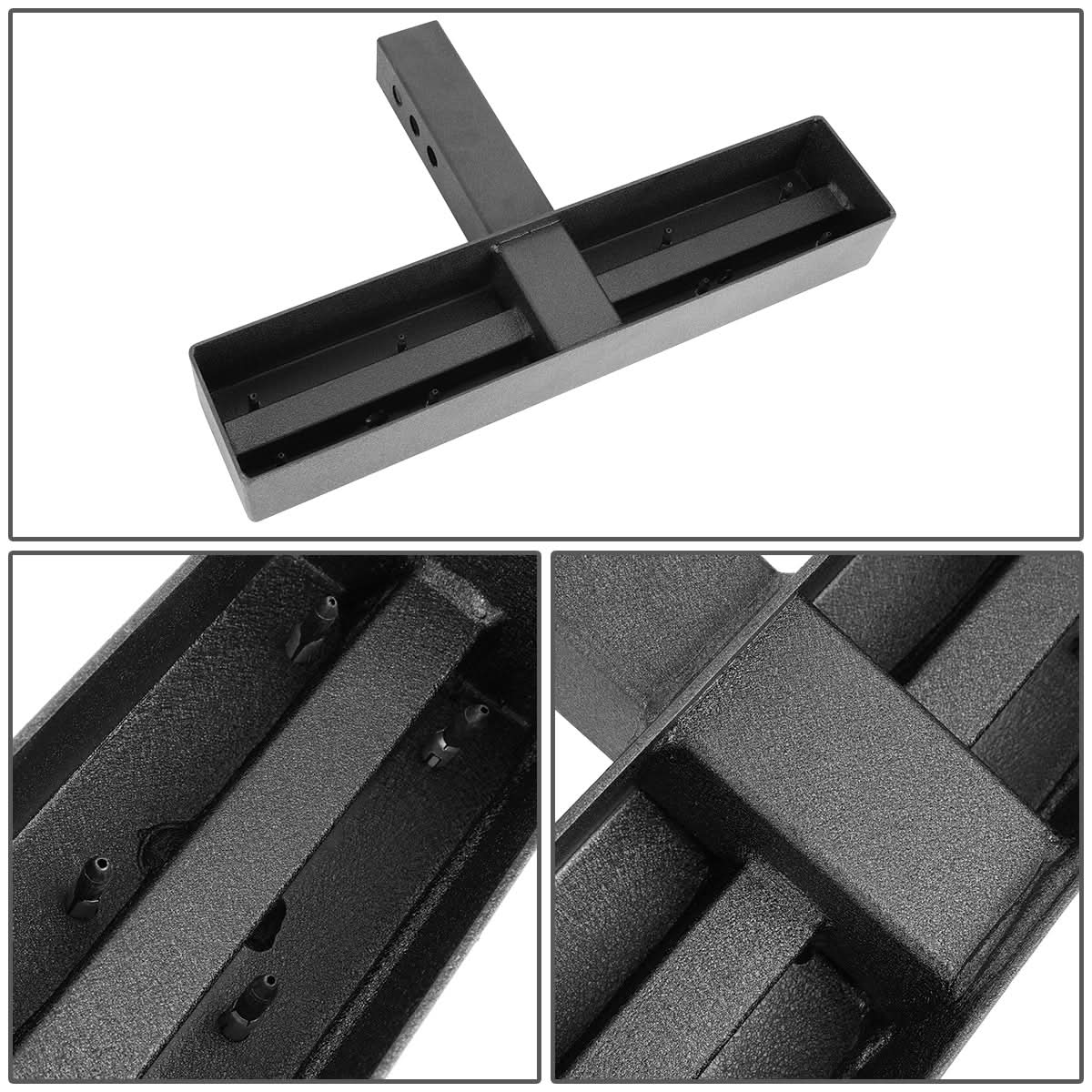 2" Hitch Receiver Trailer Step - Black