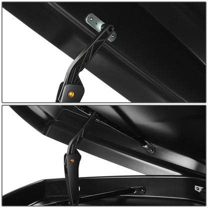 Universal 420L Roof Box - 72 Inch Length Glossy Black